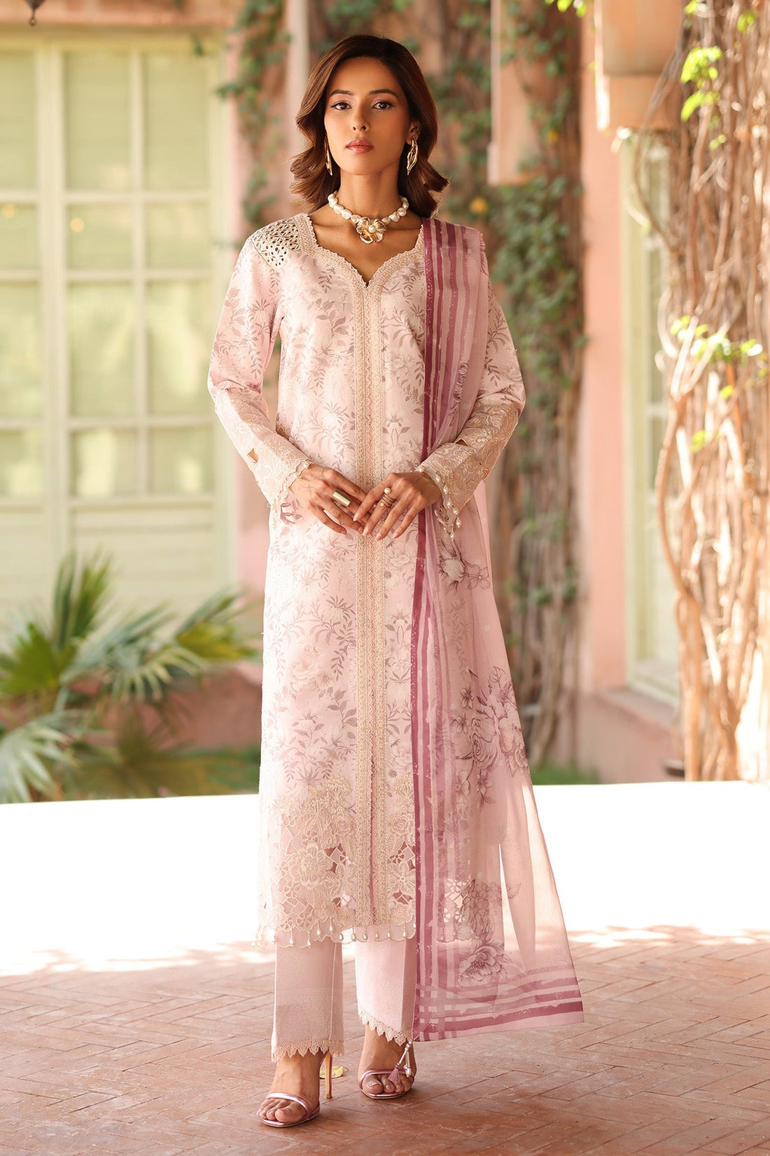 Alizeh | Embroidered Printed Festive Edit 25 | AF-EPL-7040-ARUNA - by - Libasekhas UK - Registered Vendor of : Alizeh - 100% Original Designer Dresss