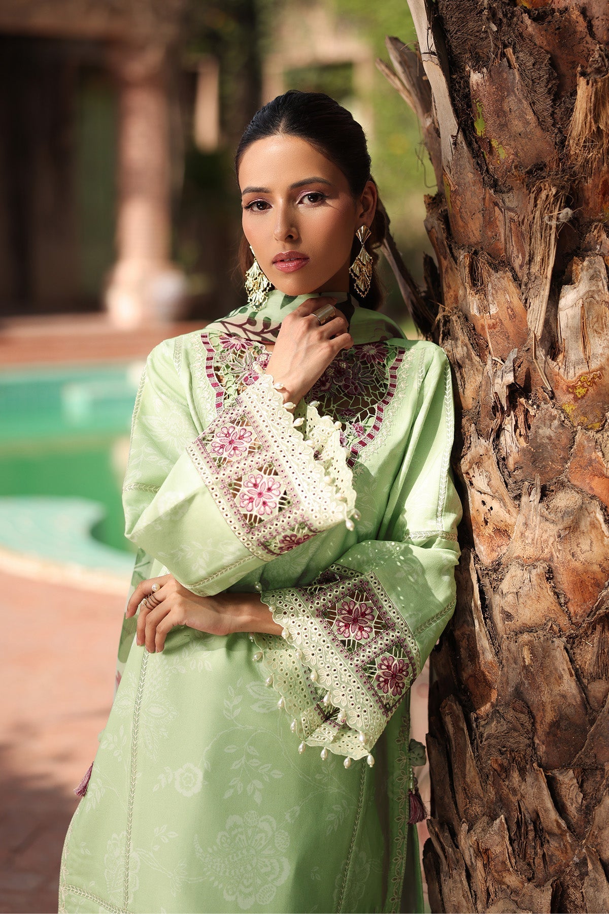 Alizeh | Embroidered Printed Festive Edit 25 | AF-EPL-7034-NUMA - by - Libasekhas UK - Registered Vendor of : Alizeh - 100% Original Designer Dresss