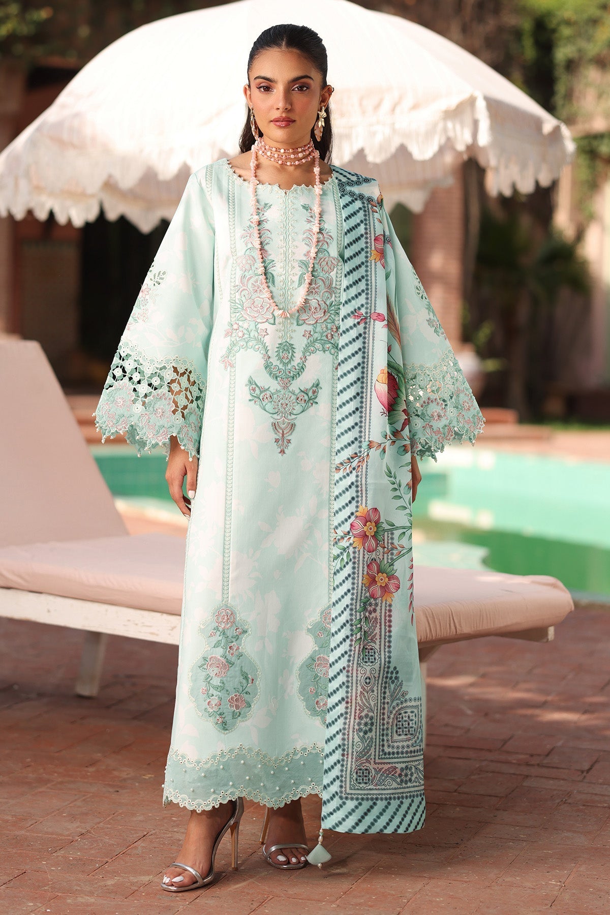Alizeh | Embroidered Printed Festive Edit 25 |AF-EPL-7031-MIREGA - by - Libasekhas UK - Registered Vendor of : Alizeh - 100% Original Designer Dresss