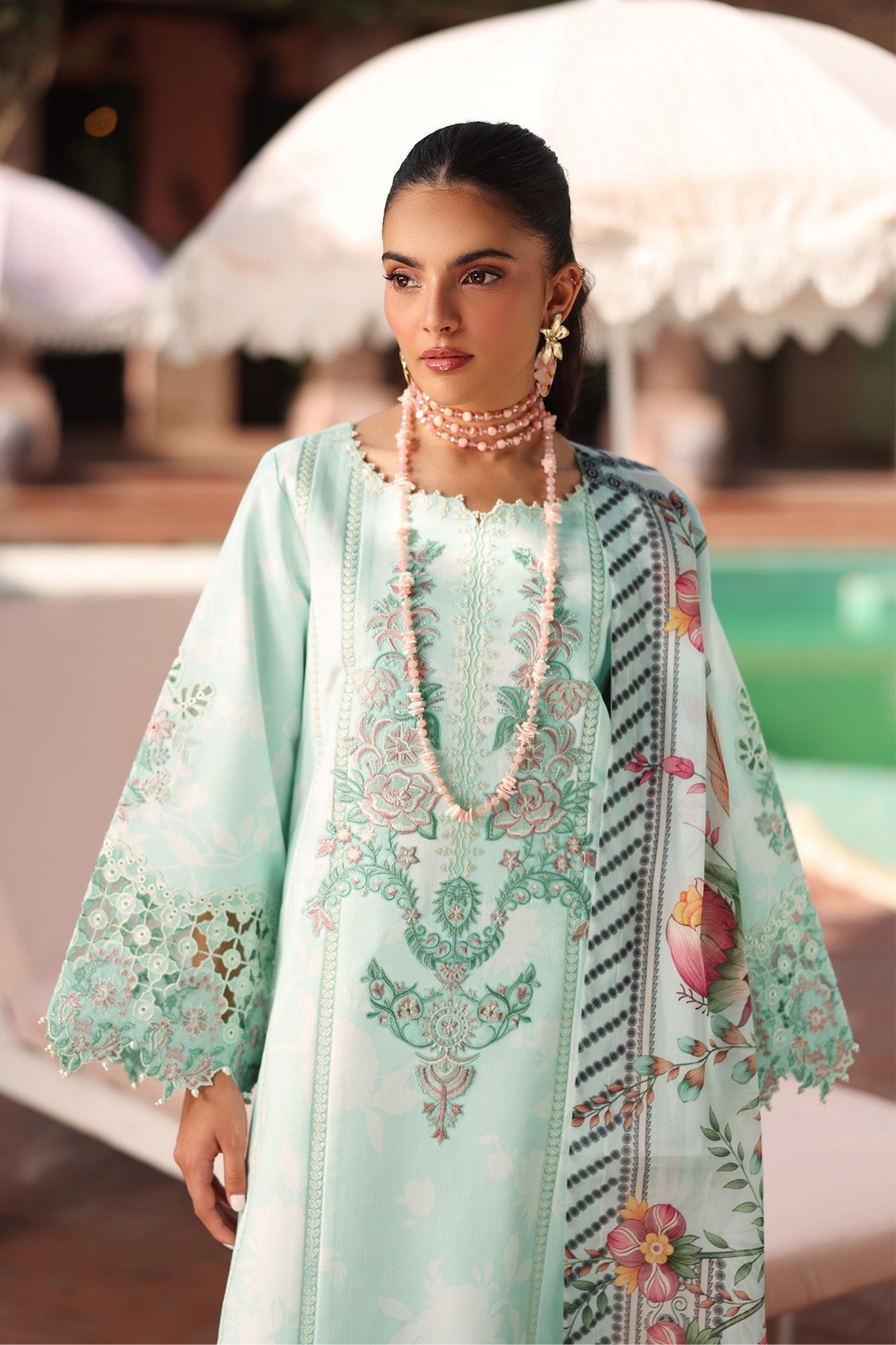 Alizeh | Embroidered Printed Festive Edit 25 |AF-EPL-7031-MIREGA - by - Libasekhas UK - Registered Vendor of : Alizeh - 100% Original Designer Dresss