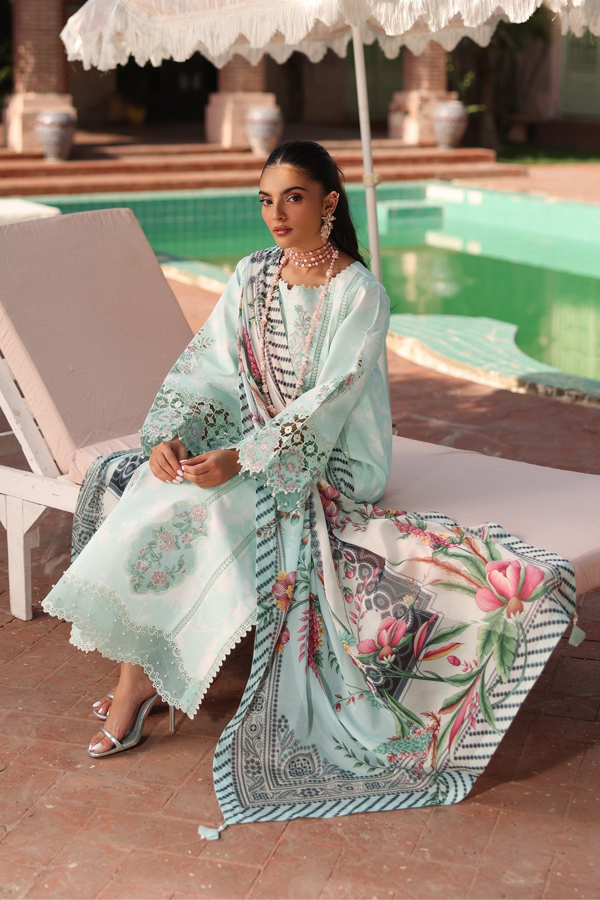 Alizeh | Embroidered Printed Festive Edit 25 |AF-EPL-7031-MIREGA - by - Libasekhas UK - Registered Vendor of : Alizeh - 100% Original Designer Dresss