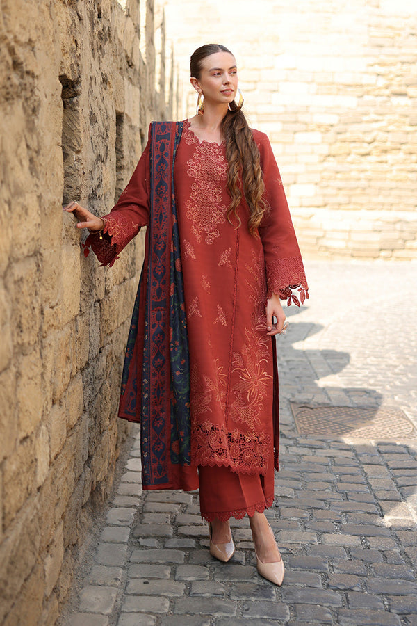 Rangrasiya | Carnation Luxury Shawl Edit | Cardamom - by Libasekhas UK - Registered Vendor of : Rangrasiya - 100% Original Designer Dress