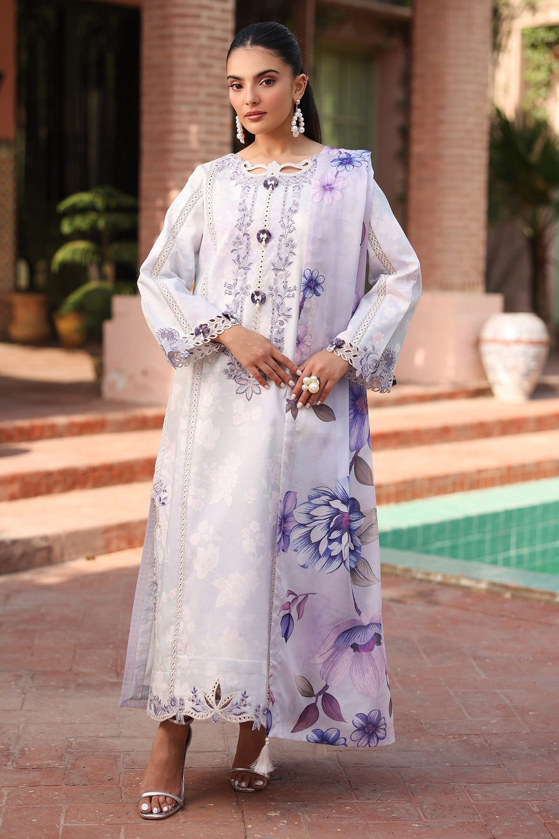 Alizeh | Embroidered Printed Festive Edit 25 | AF-EPL-7039-PRESTA - by - Libasekhas UK - Registered Vendor of : Alizeh - 100% Original Designer Dresss