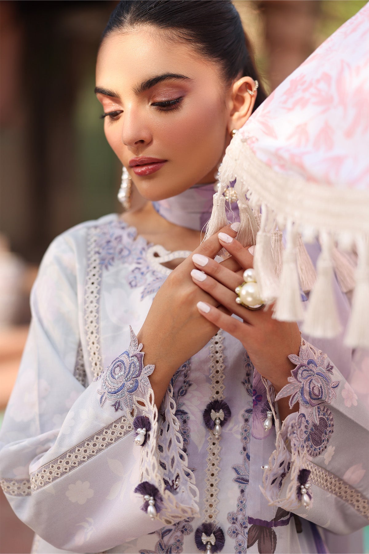 Alizeh | Embroidered Printed Festive Edit 25 | AF-EPL-7039-PRESTA - by - Libasekhas UK - Registered Vendor of : Alizeh - 100% Original Designer Dresss