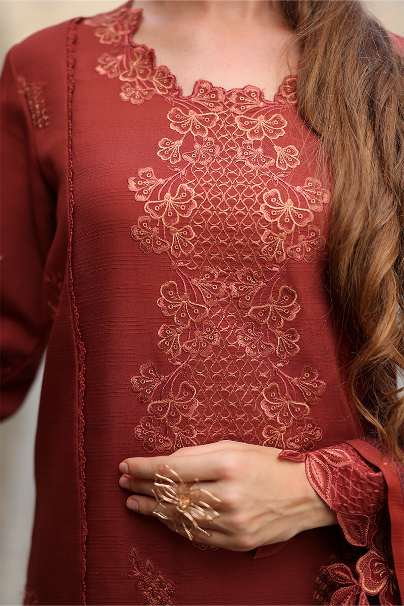 Rangrasiya | Carnation Luxury Shawl Edit | Cardamom - by Libasekhas UK - Registered Vendor of : Rangrasiya - 100% Original Designer Dress