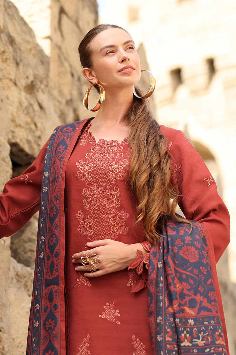 Rangrasiya | Carnation Luxury Shawl Edit | Cardamom - by Libasekhas UK - Registered Vendor of : Rangrasiya - 100% Original Designer Dress