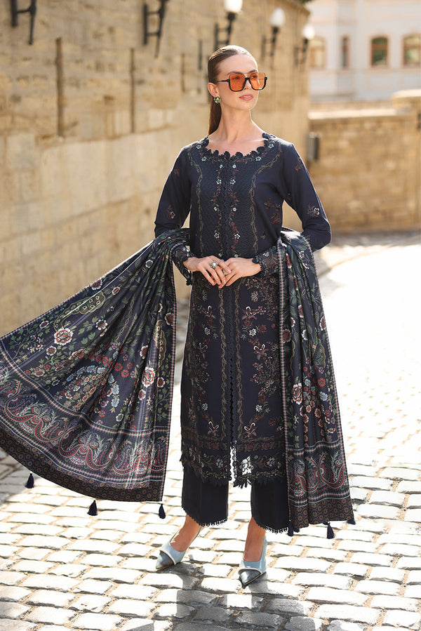 Rangrasiya | Carnation Luxury Shawl Edit | Americano - by Libasekhas UK - Registered Vendor of : Rangrasiya - 100% Original Designer Dress