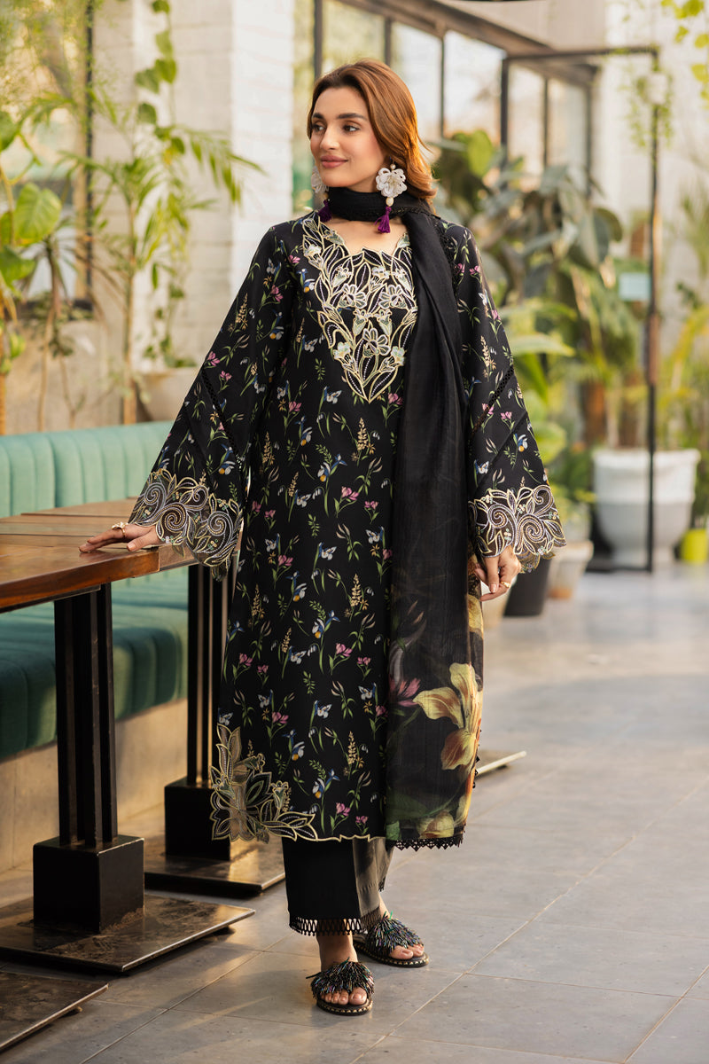 Rangrasiya | Lifestyle Summer Edit 25 | Midnight - by - Libasekhas UK - Registered Vendor of : Rangrasiya - 100% Original Designer Dresss