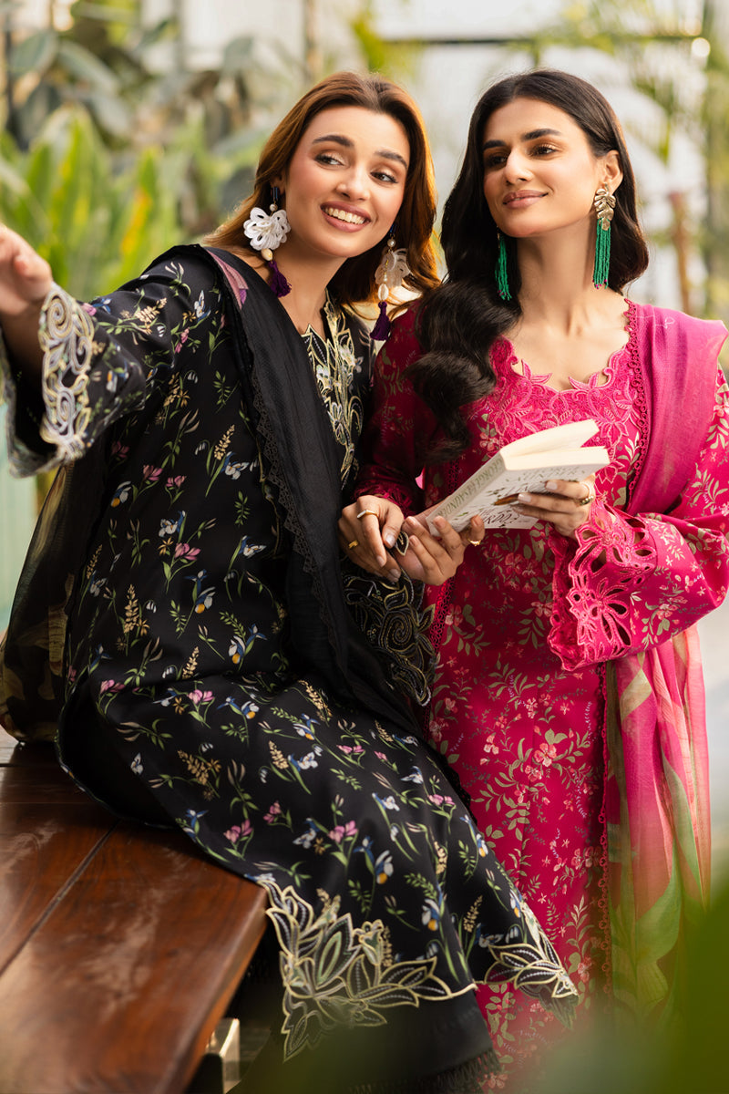 Rangrasiya | Lifestyle Summer Edit 25 | Midnight - by - Libasekhas UK - Registered Vendor of : Rangrasiya - 100% Original Designer Dresss
