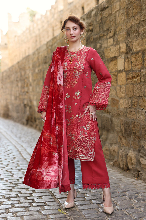 Rangrasiya | Carnation Luxury Shawl Edit | Cold Brew - by Libasekhas UK - Registered Vendor of : Rangrasiya - 100% Original Designer Dress