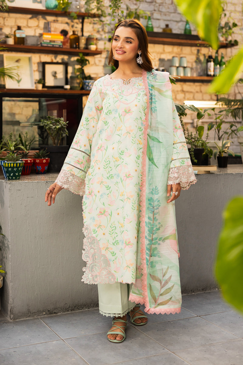Rangrasiya | Lifestyle Summer Edit 25 | Sage - by - Libasekhas UK - Registered Vendor of : Rangrasiya - 100% Original Designer Dresss