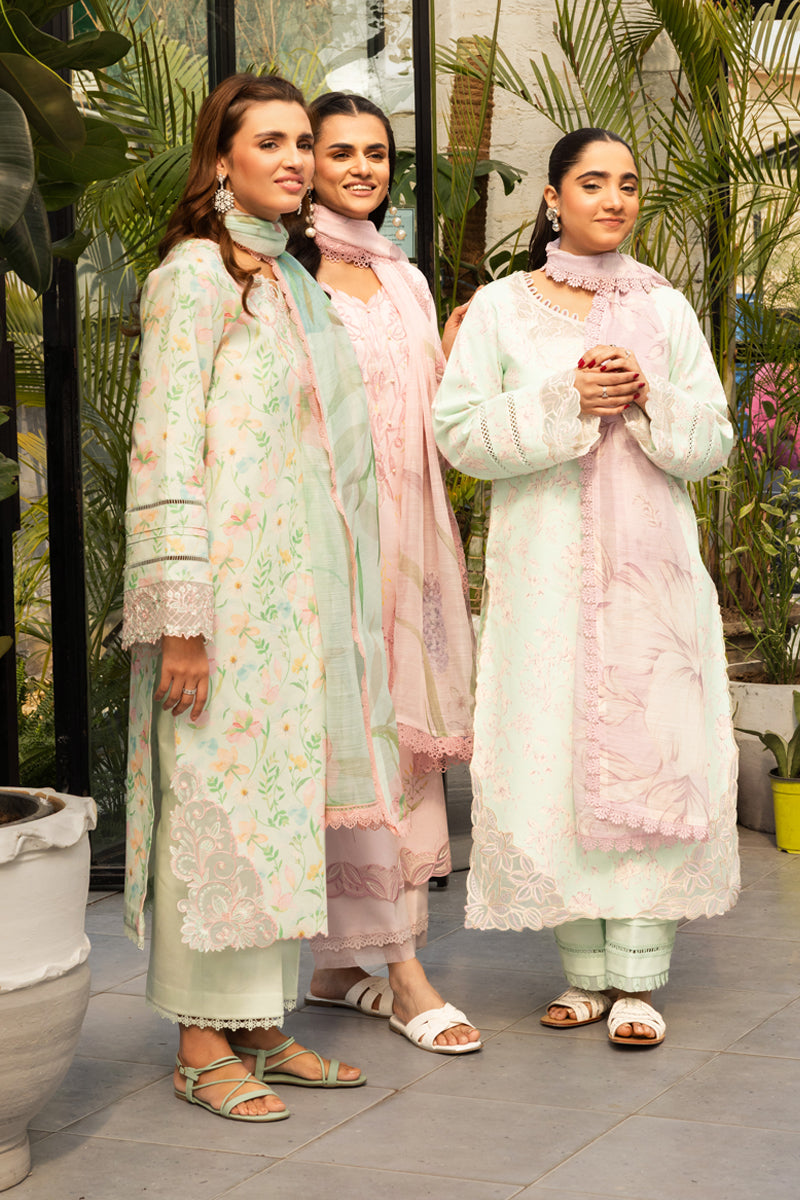 Rangrasiya | Lifestyle Summer Edit 25 | Gardenia - by - Libasekhas UK - Registered Vendor of : Rangrasiya - 100% Original Designer Dresss