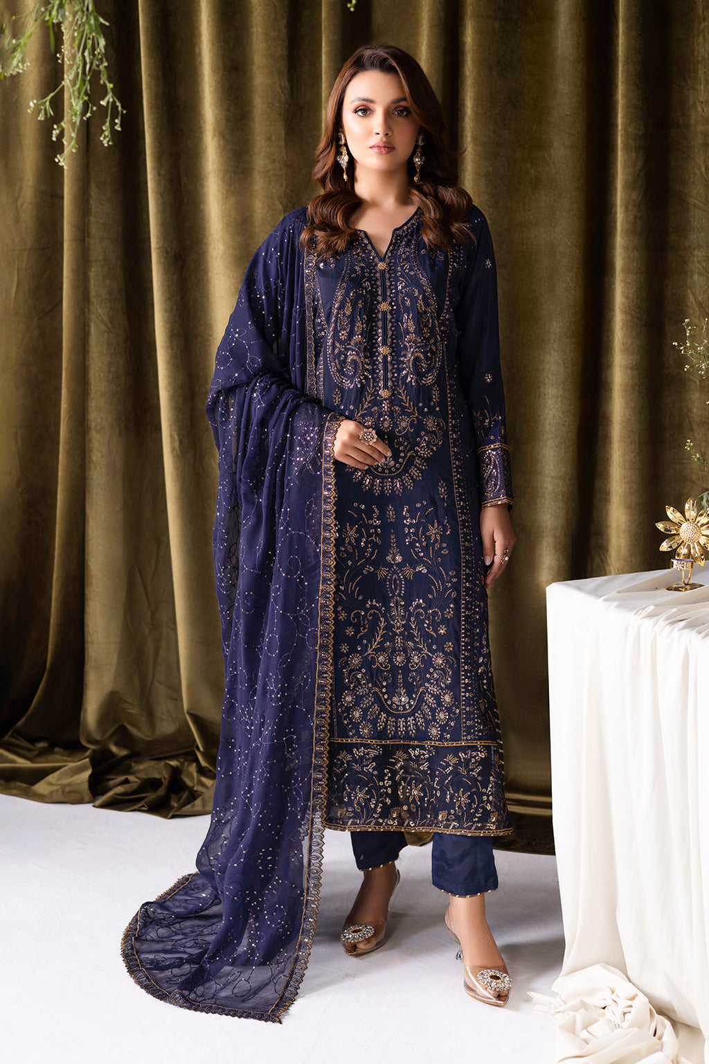Ramsha | Aangan Luxury Raw silk | AA-103 - by Libasekhas UK - Registered Vendor of : Ramsha - 100% Original Designer Dress