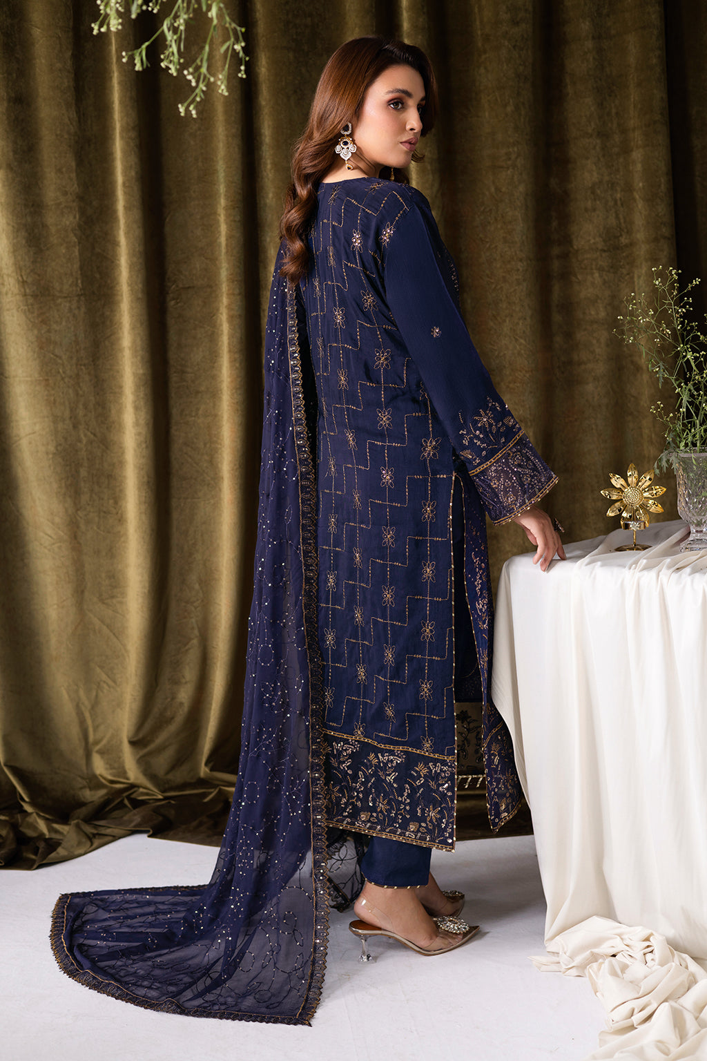 Ramsha | Aangan Luxury Raw silk | AA-103 - by Libasekhas UK - Registered Vendor of : Ramsha - 100% Original Designer Dress