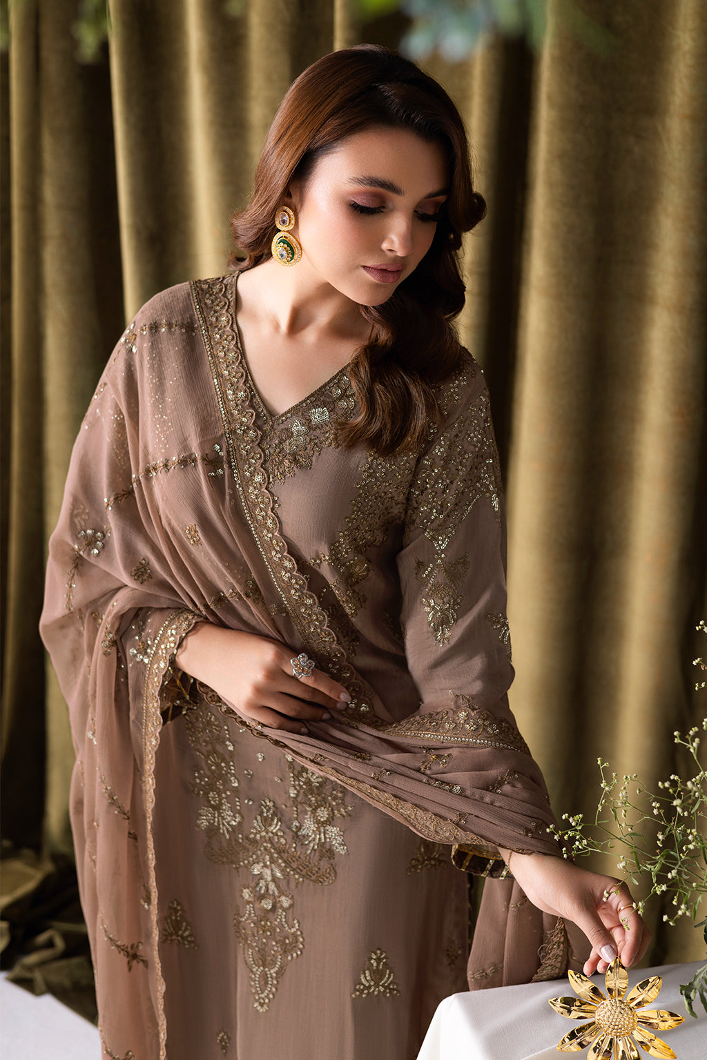 Ramsha | Aangan Luxury Raw silk | AA-110 - by Libasekhas UK - Registered Vendor of : Ramsha - 100% Original Designer Dress