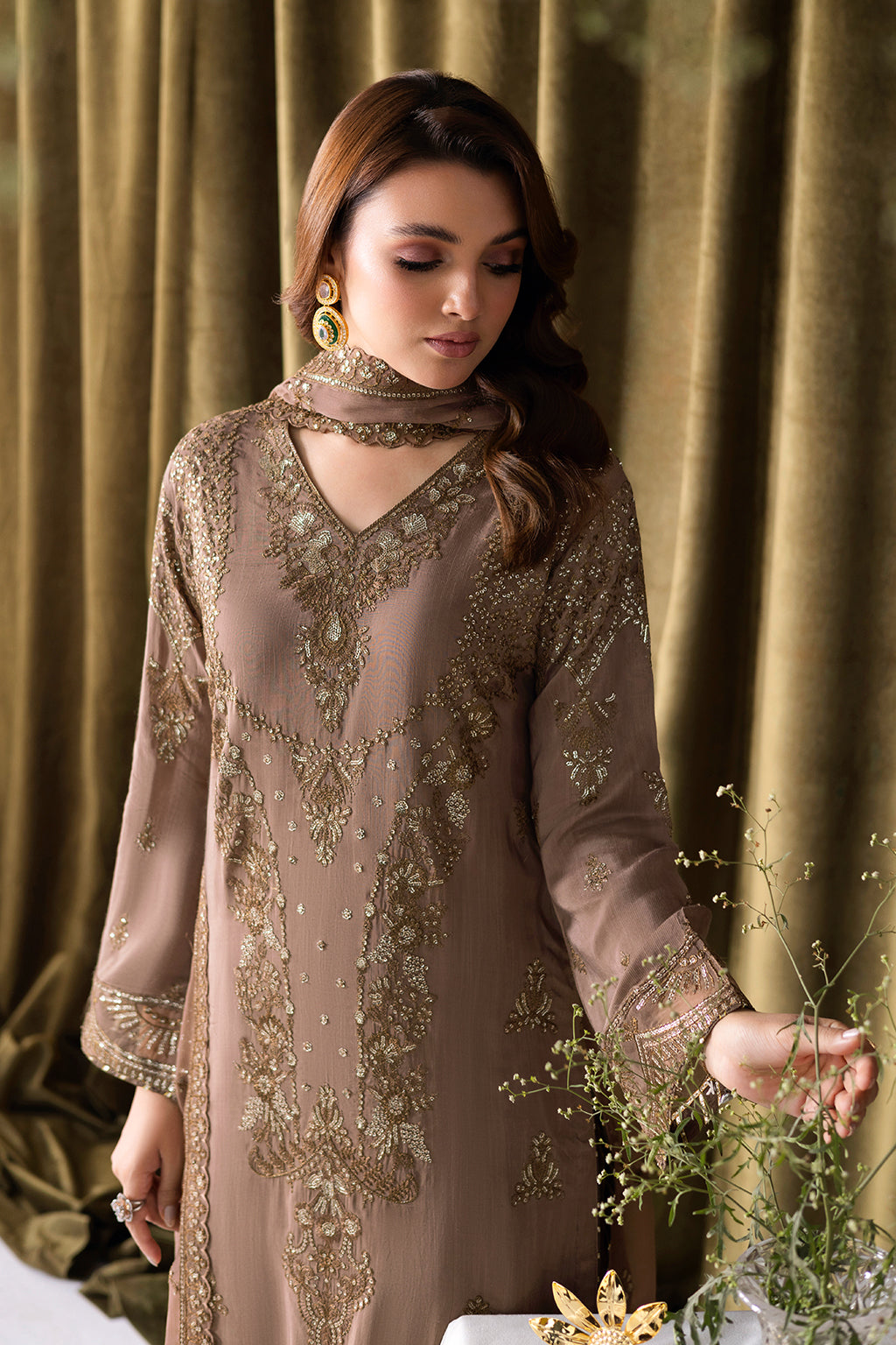 Ramsha | Aangan Luxury Raw silk | AA-110 - by Libasekhas UK - Registered Vendor of : Ramsha - 100% Original Designer Dress