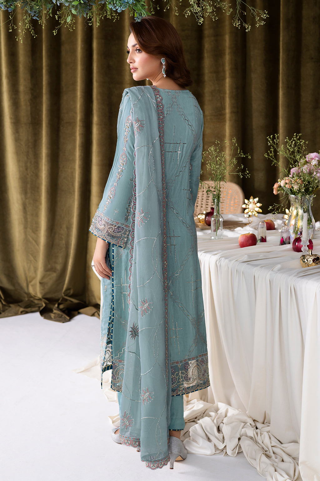 Ramsha | Aangan Luxury Raw silk | AA-109 - by Libasekhas UK - Registered Vendor of : Ramsha - 100% Original Designer Dress