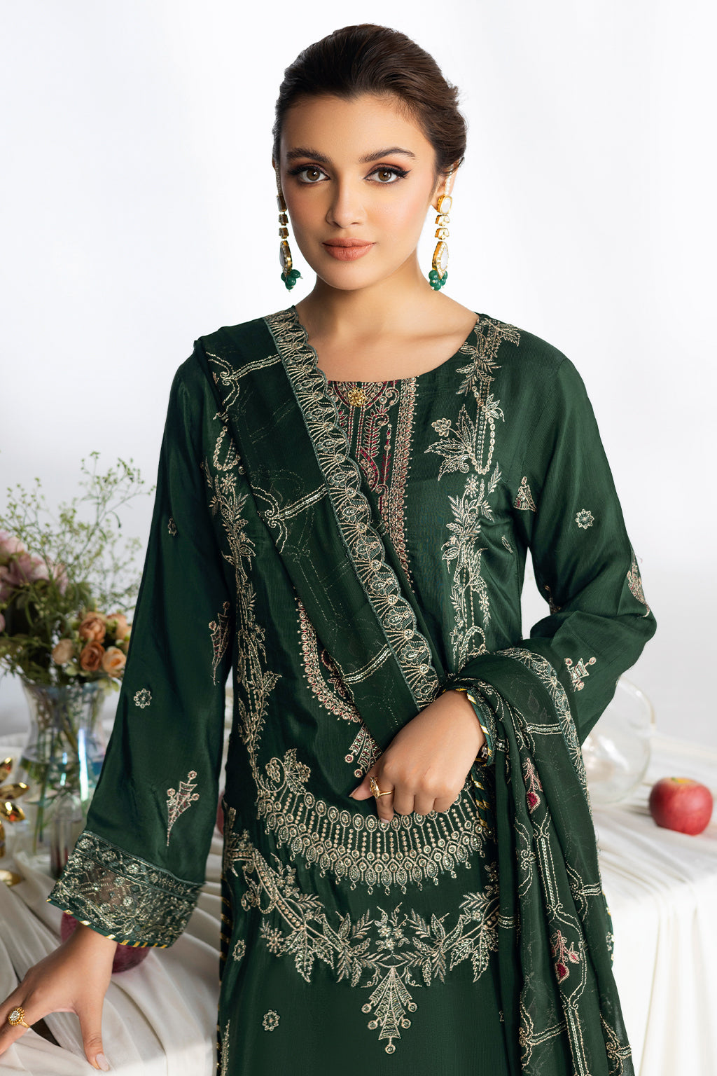 Ramsha | Aangan Luxury Raw silk | AA-107 - by Libasekhas UK - Registered Vendor of : Ramsha - 100% Original Designer Dress