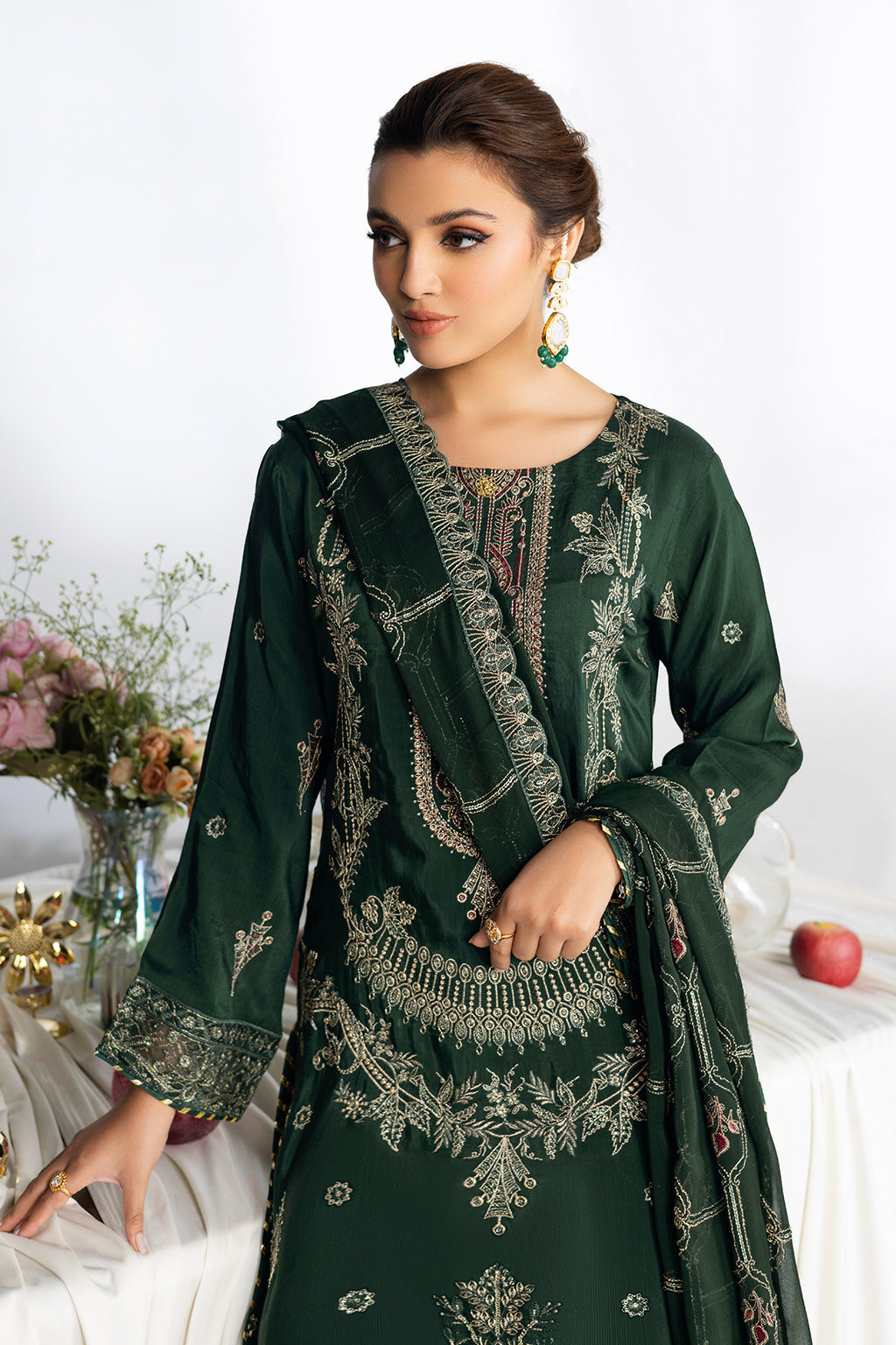 Ramsha | Aangan Luxury Raw silk | AA-107 - by Libasekhas UK - Registered Vendor of : Ramsha - 100% Original Designer Dress