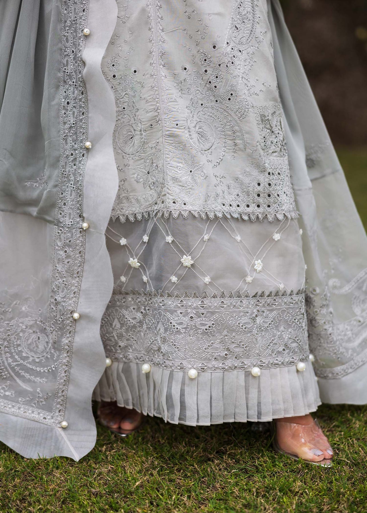 Paras by Pasha | Bloom and Beyond | Ash Bloom - by - Libasekhas UK - Registered Vendor of : Paras by Pasha - 100% Original Designer Dresss