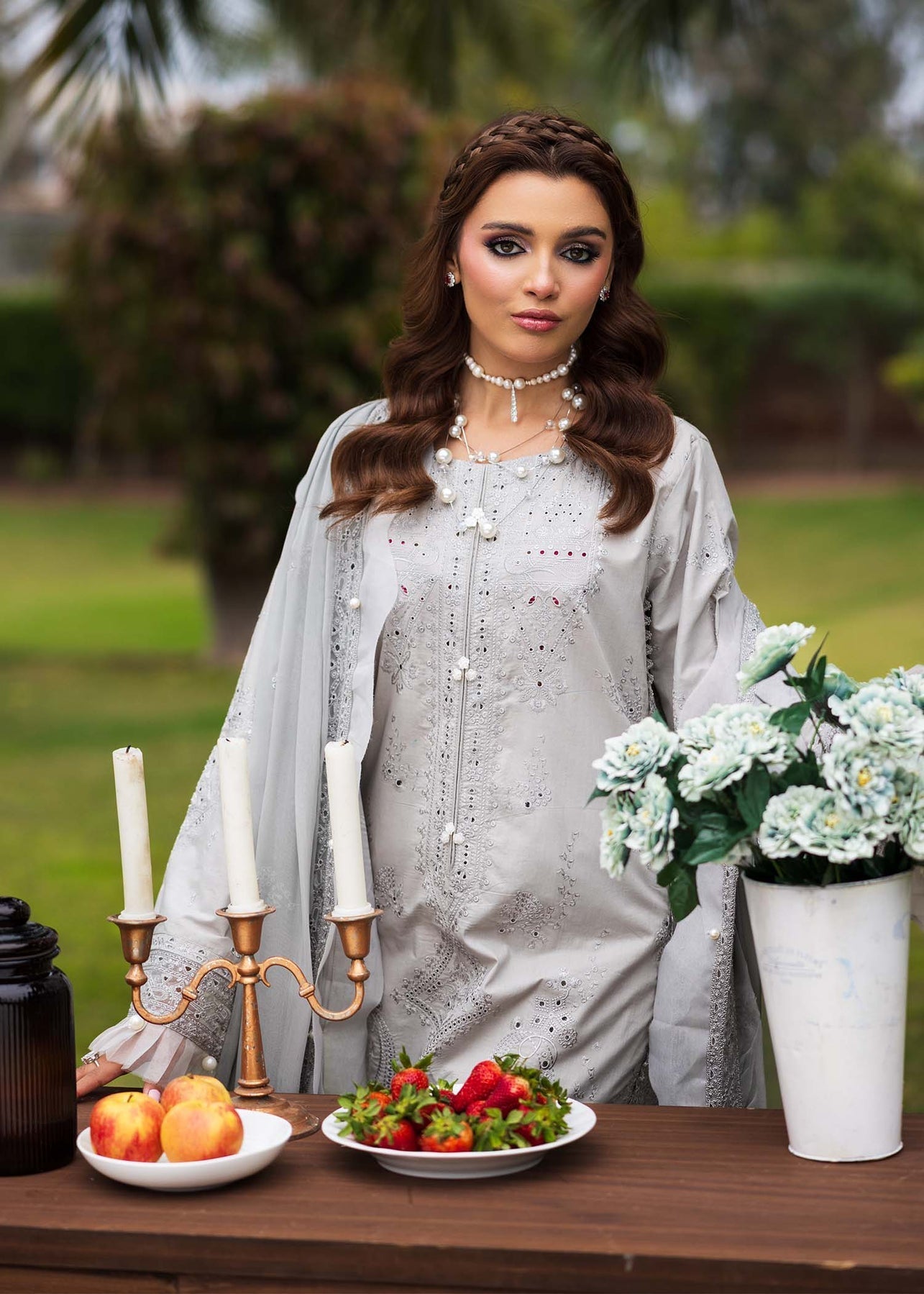 Paras by Pasha | Bloom and Beyond | Ash Bloom - by - Libasekhas UK - Registered Vendor of : Paras by Pasha - 100% Original Designer Dresss