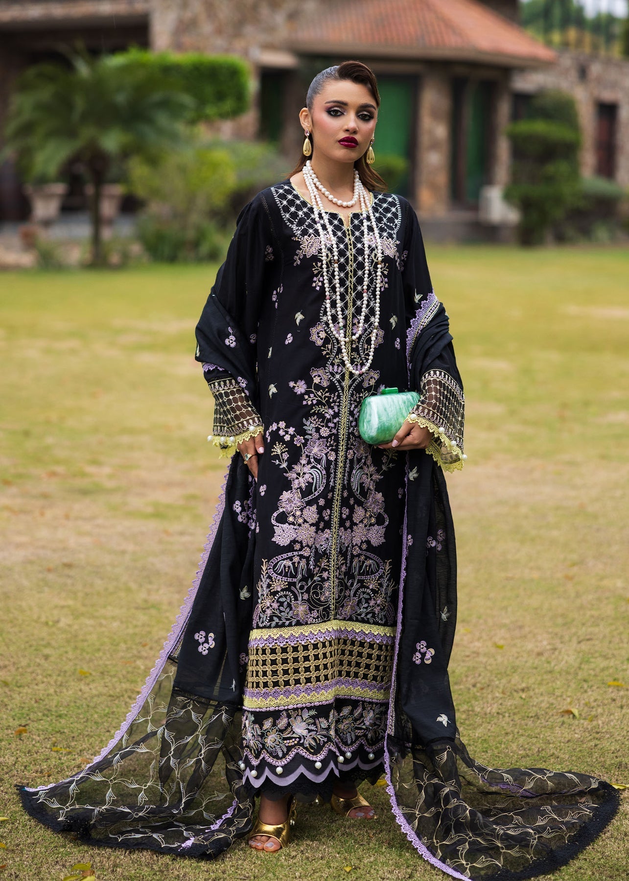 Paras by Pasha | Bloom and Beyond | Evening Bloom - by - Libasekhas UK - Registered Vendor of : Paras by Pasha - 100% Original Designer Dresss