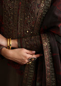 Humjoli | Rehana Luxury Collection | BROWN ROME - by Libasekhas UK - Registered Vendor of : Humjoli - 100% Original Designer Dress