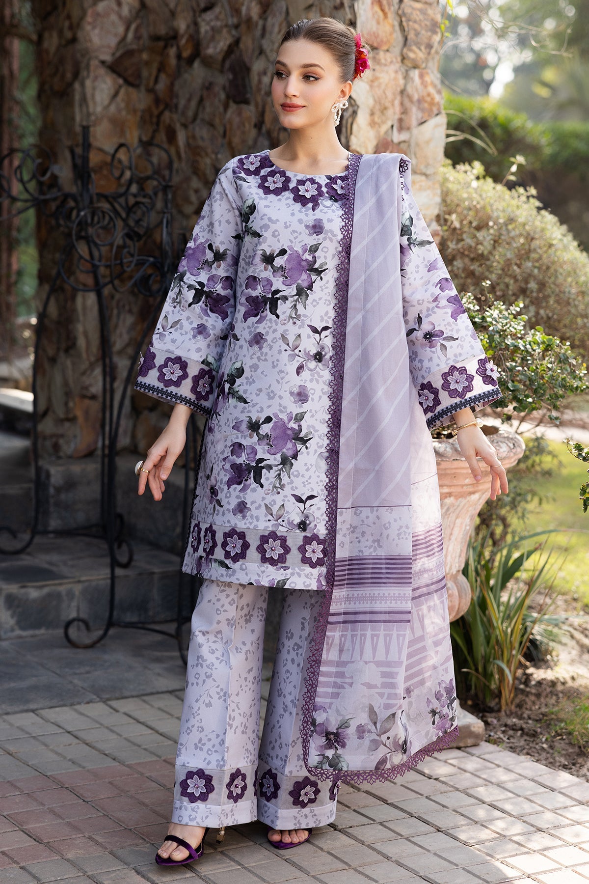 Alizeh | Sheen Lawn Prints 25 | AF-PL-6041-Maylan - by - Libasekhas UK - Registered Vendor of : Alizeh - 100% Original Designer Dresss