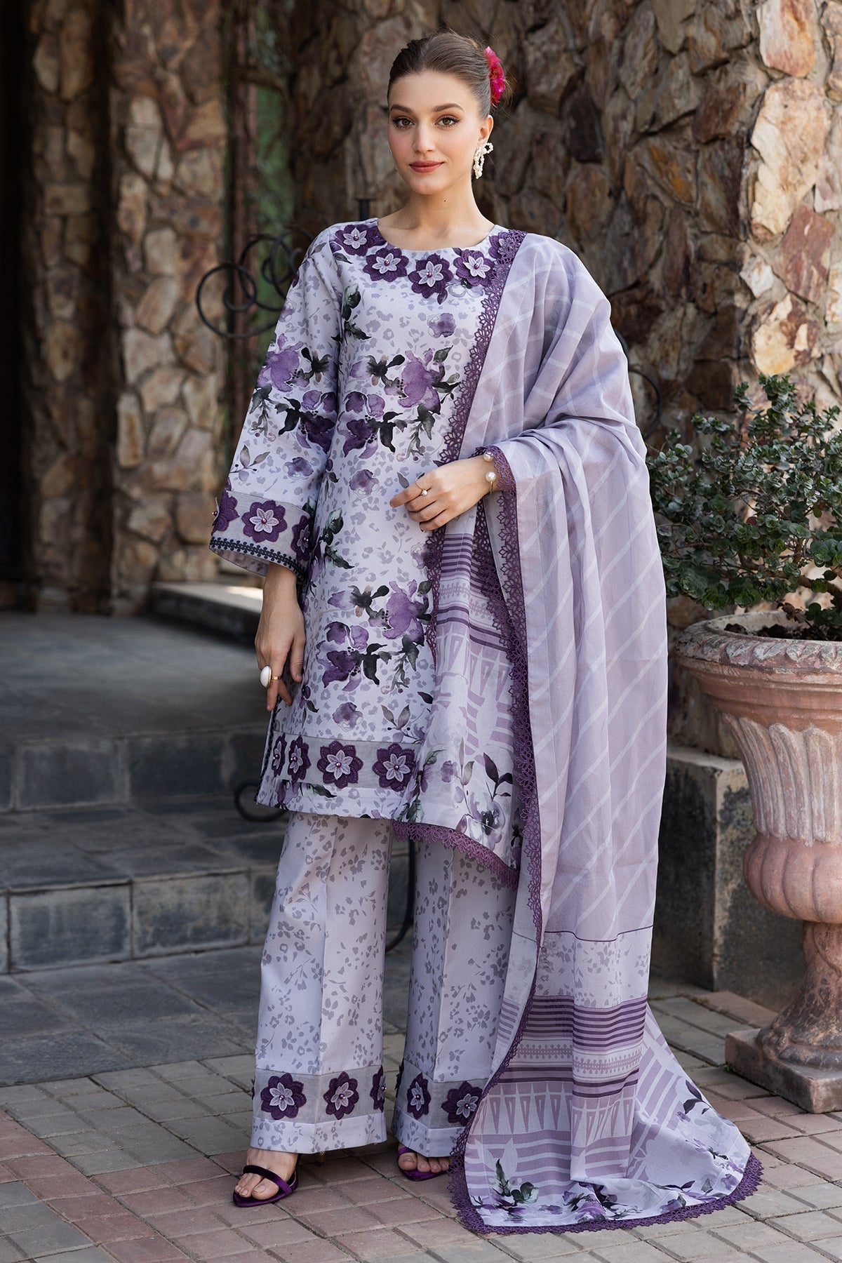 Alizeh | Sheen Lawn Prints 25 | AF-PL-6041-Maylan - by - Libasekhas UK - Registered Vendor of : Alizeh - 100% Original Designer Dresss