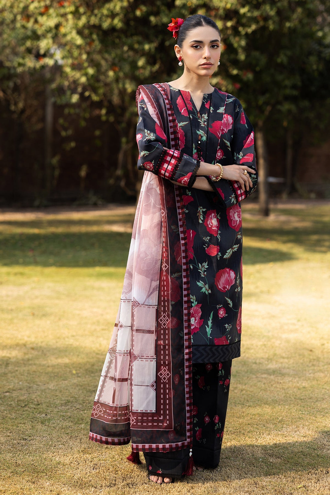 Alizeh | Sheen Lawn Prints 25 | AF-PL-6032-Somber - by - Libasekhas UK - Registered Vendor of : Alizeh - 100% Original Designer Dresss