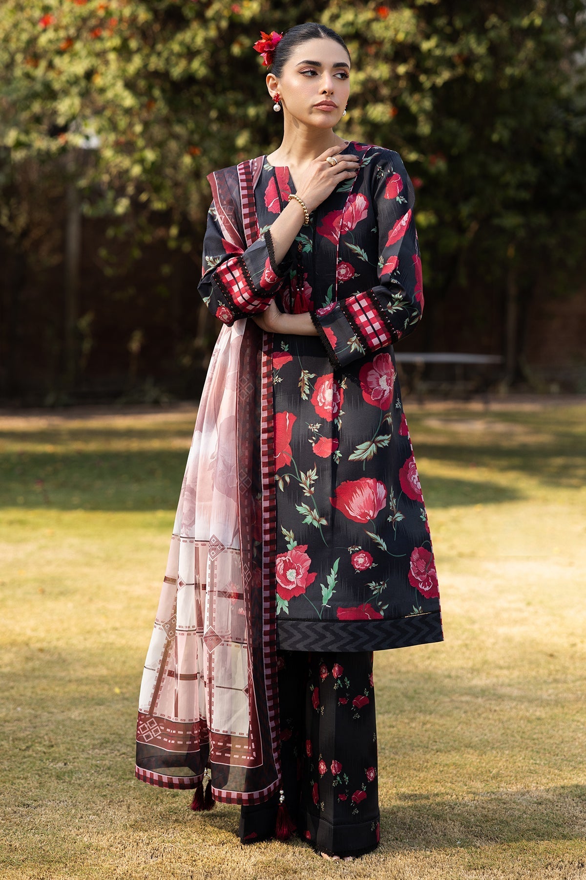Alizeh | Sheen Lawn Prints 25 | AF-PL-6032-Somber - by - Libasekhas UK - Registered Vendor of : Alizeh - 100% Original Designer Dresss