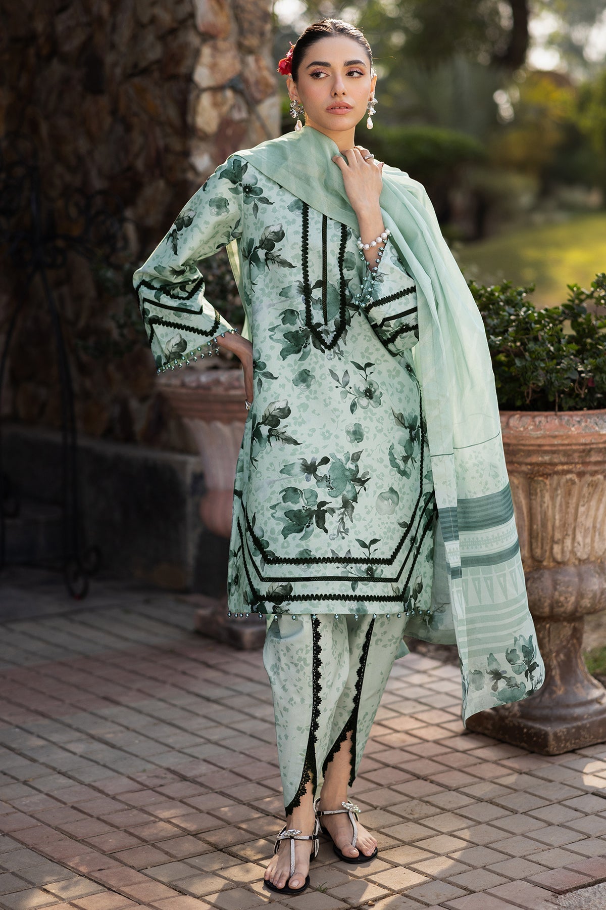 Alizeh | Sheen Lawn Prints 25 | AF-PL-6042-Arsh - by - Libasekhas UK - Registered Vendor of : Alizeh - 100% Original Designer Dresss