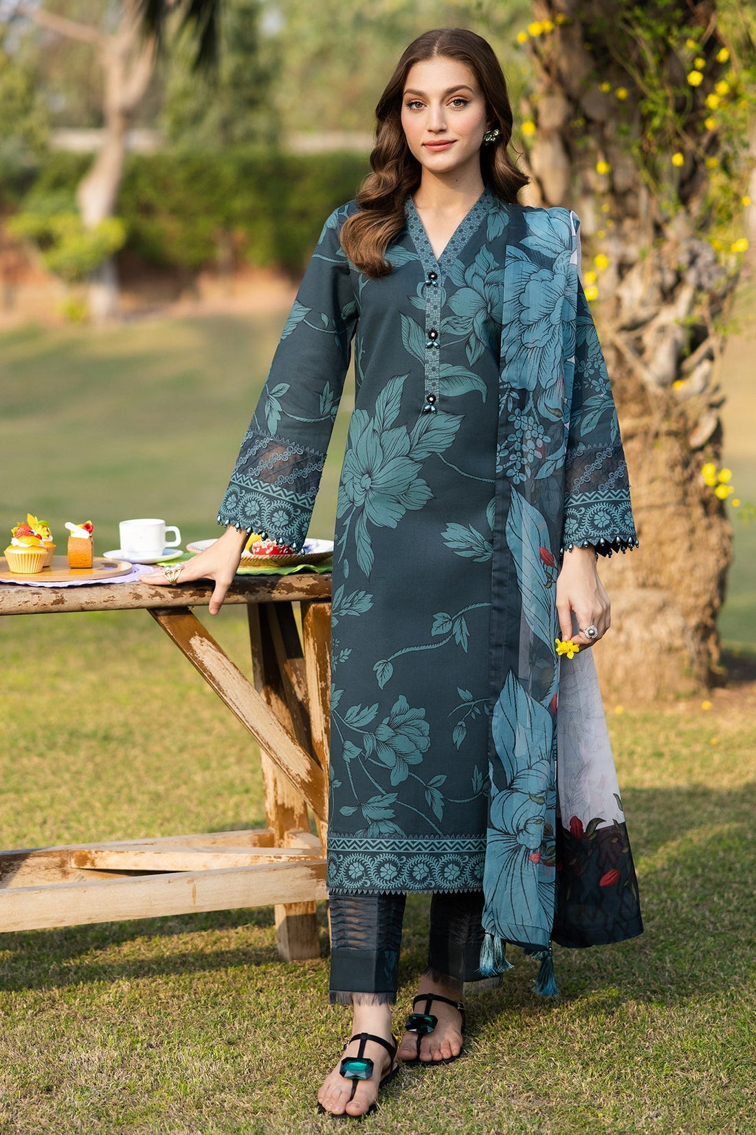 Alizeh | Sheen Lawn Prints 25 | AF-PL-6035-Nigella - by - Libasekhas UK - Registered Vendor of : Alizeh - 100% Original Designer Dresss