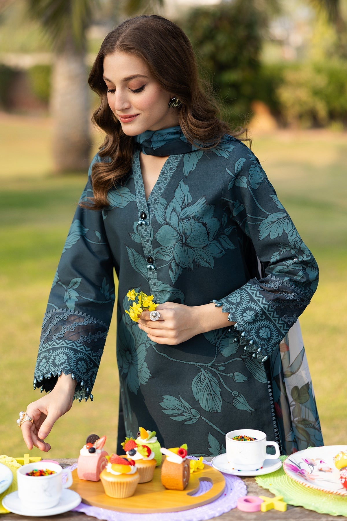 Alizeh | Sheen Lawn Prints 25 | AF-PL-6035-Nigella - by - Libasekhas UK - Registered Vendor of : Alizeh - 100% Original Designer Dresss