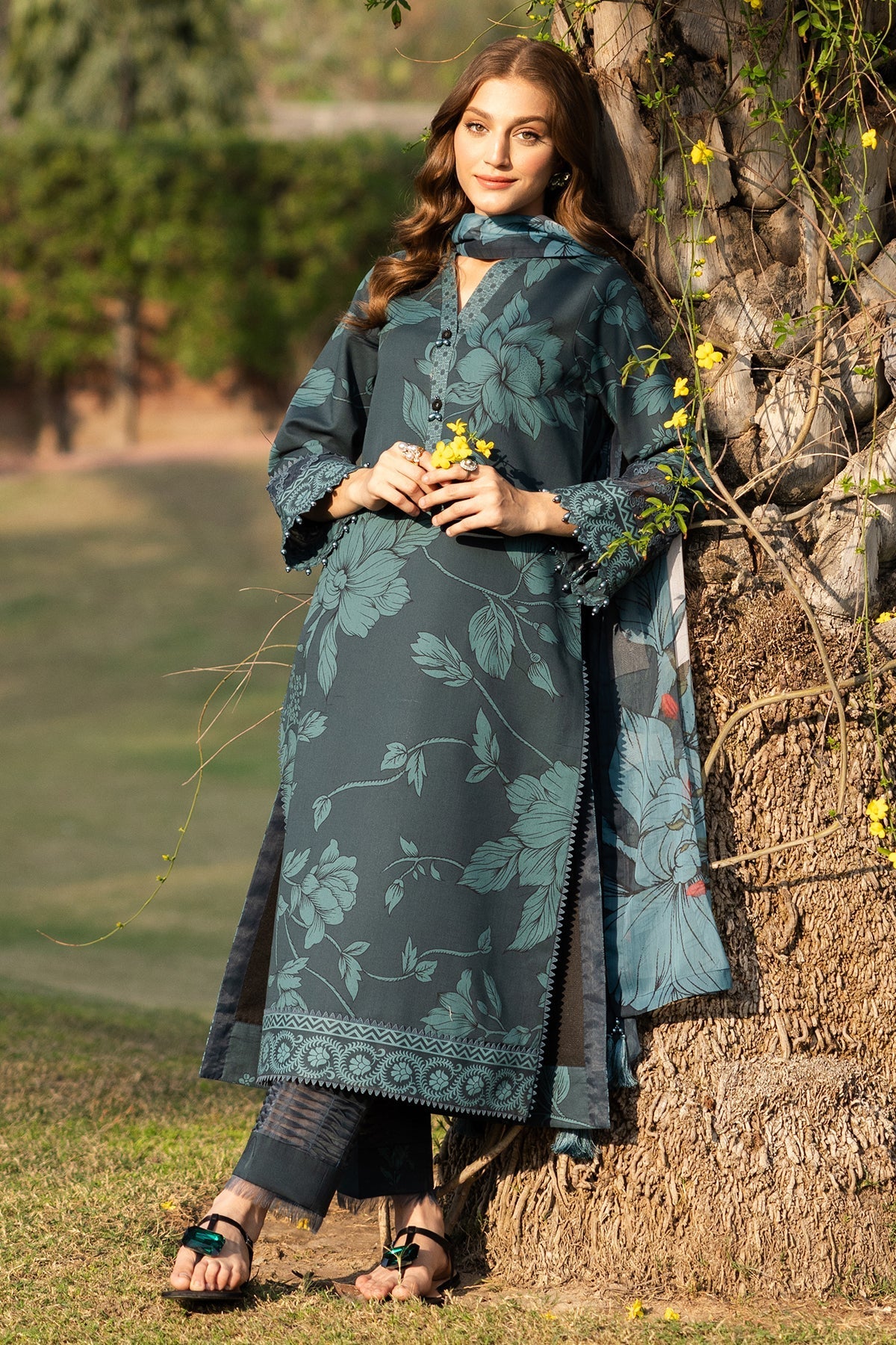 Alizeh | Sheen Lawn Prints 25 | AF-PL-6035-Nigella - by - Libasekhas UK - Registered Vendor of : Alizeh - 100% Original Designer Dresss