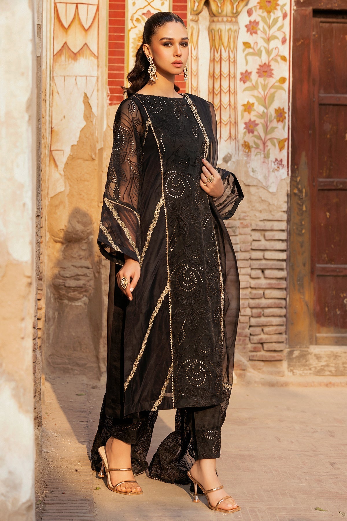 Charizma | Festive Pret | CMA-4-115 - by - Libasekhas UK - Registered Vendor of : Charizma - 100% Original Designer Dresss