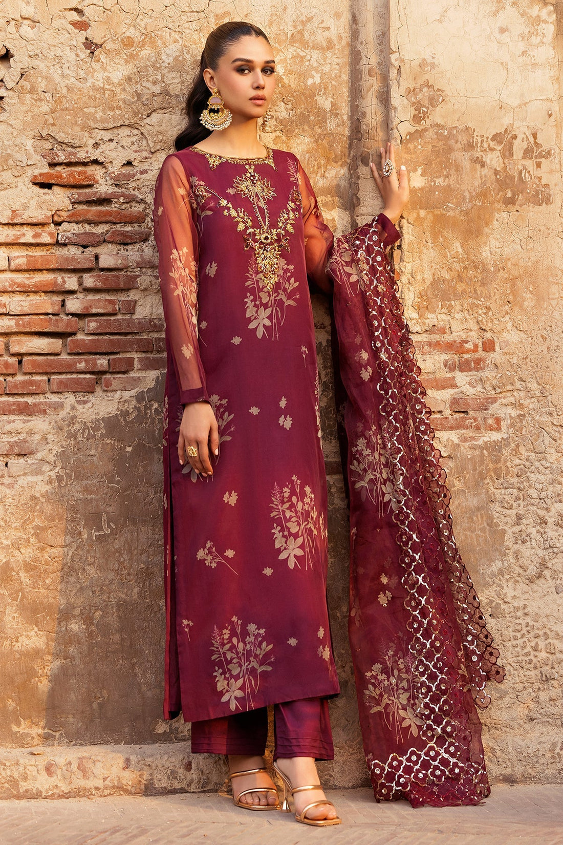 Charizma | Festive Pret | CMA-4-095 - by - Libasekhas UK - Registered Vendor of : Charizma - 100% Original Designer Dresss