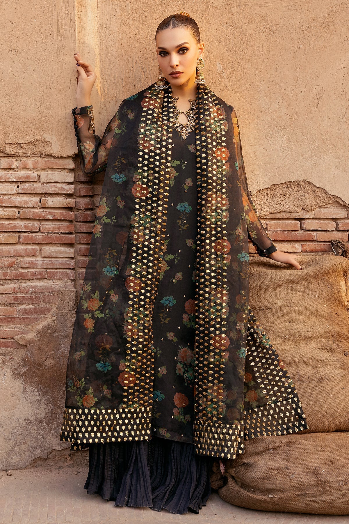 Charizma | Festive Pret | CMA-4-097 - by - Libasekhas UK - Registered Vendor of : Charizma - 100% Original Designer Dresss