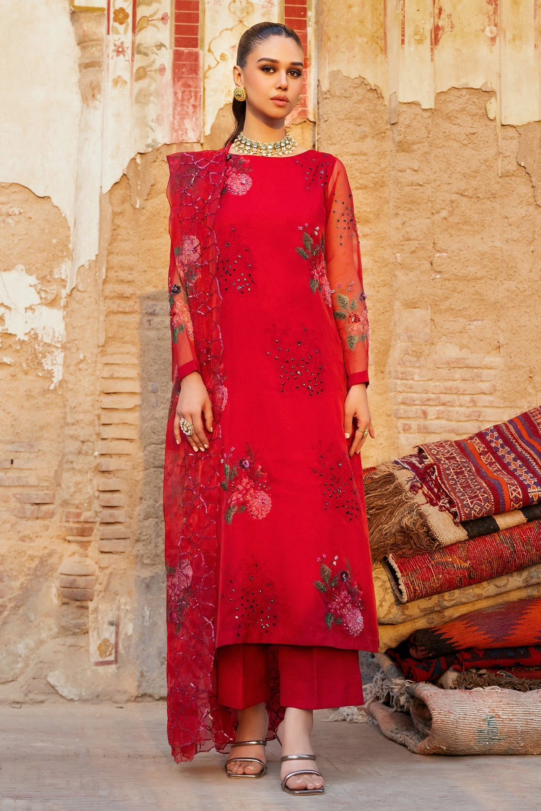 Charizma | Festive Pret | CMA-4-090 - by - Libasekhas UK - Registered Vendor of : Charizma - 100% Original Designer Dresss