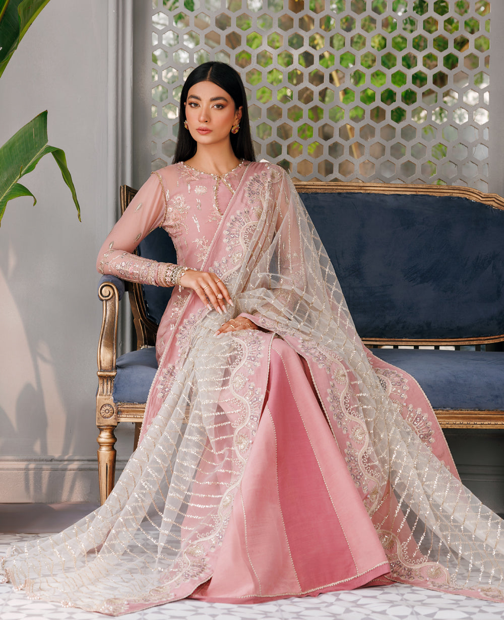 Xenia Formals | Raahi Luxury Formals | TAUPE - by - Libasekhas UK - Registered Vendor of : Xenia Formals - 100% Original Designer Dresss