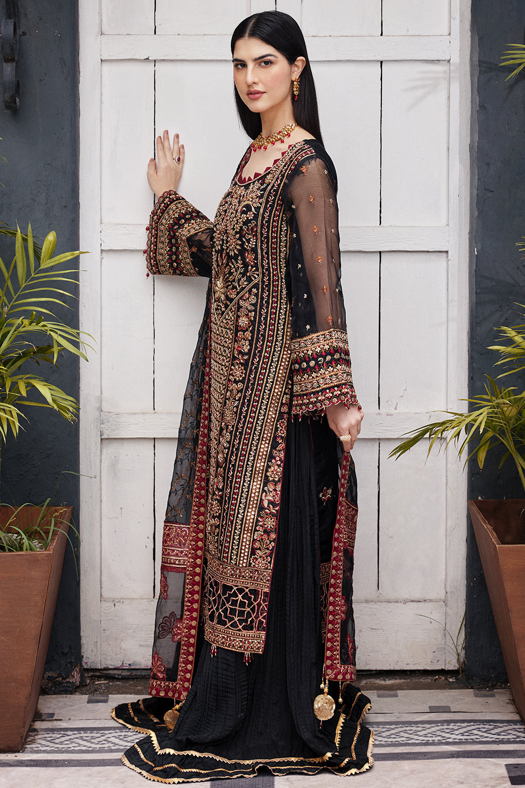 Emaan Adeel | Nawabzadi Wedding Dresses | NW-03 - by - Libasekhas UK - Registered Vendor of : Emaan Adeel - 100% Original Designer Dresss