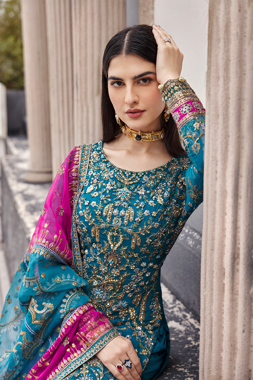 Emaan Adeel | Nawabzadi Wedding Dresses | NW-05 - by - Libasekhas UK - Registered Vendor of : Emaan Adeel - 100% Original Designer Dresss