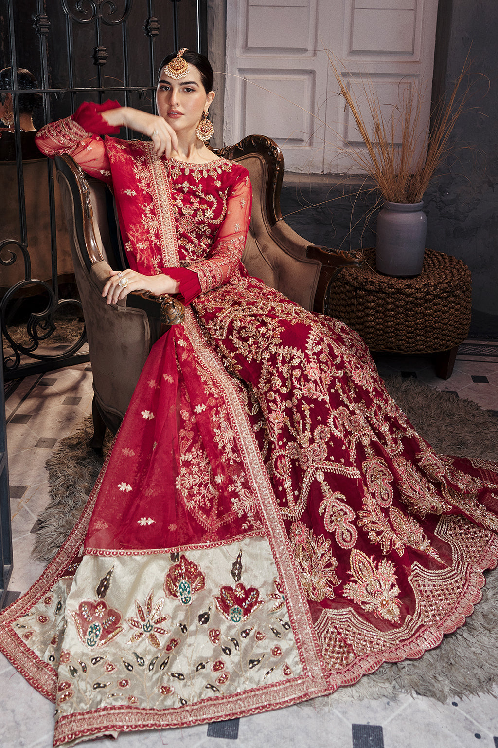 Emaan Adeel | Nawabzadi Wedding Dresses | NW-01 - by - Libasekhas UK - Registered Vendor of : Emaan Adeel - 100% Original Designer Dresss