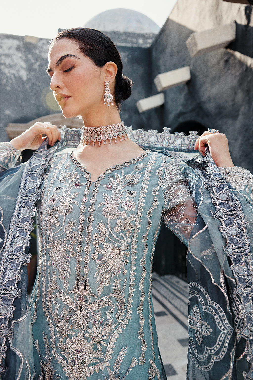 Emaan Adeel | Nawabzadi Wedding Dresses | NW-02 - by - Libasekhas UK - Registered Vendor of : Emaan Adeel - 100% Original Designer Dresss