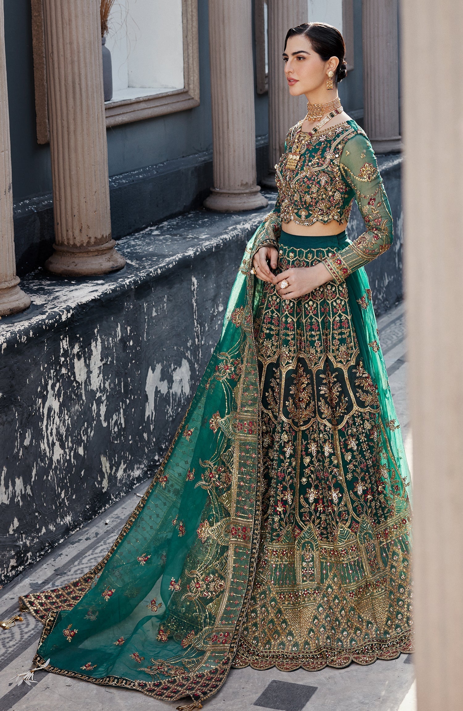 Emaan Adeel | Nawabzadi Wedding Dresses | LALEENA - by - Libasekhas UK - Registered Vendor of : Emaan Adeel - 100% Original Designer Dresss