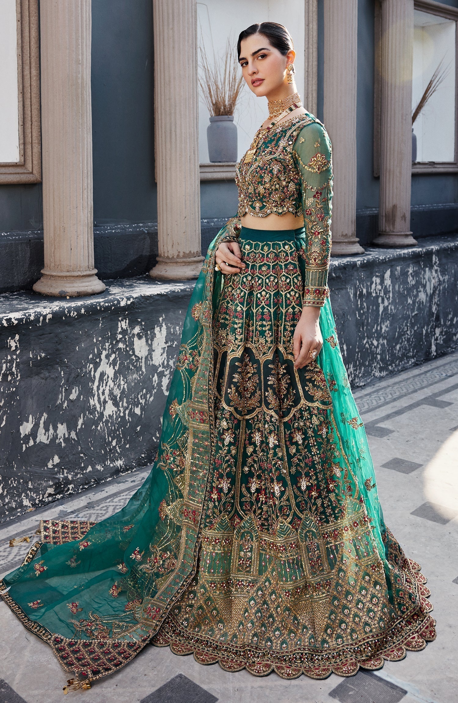 Emaan Adeel | Nawabzadi Wedding Dresses | LALEENA - by - Libasekhas UK - Registered Vendor of : Emaan Adeel - 100% Original Designer Dresss
