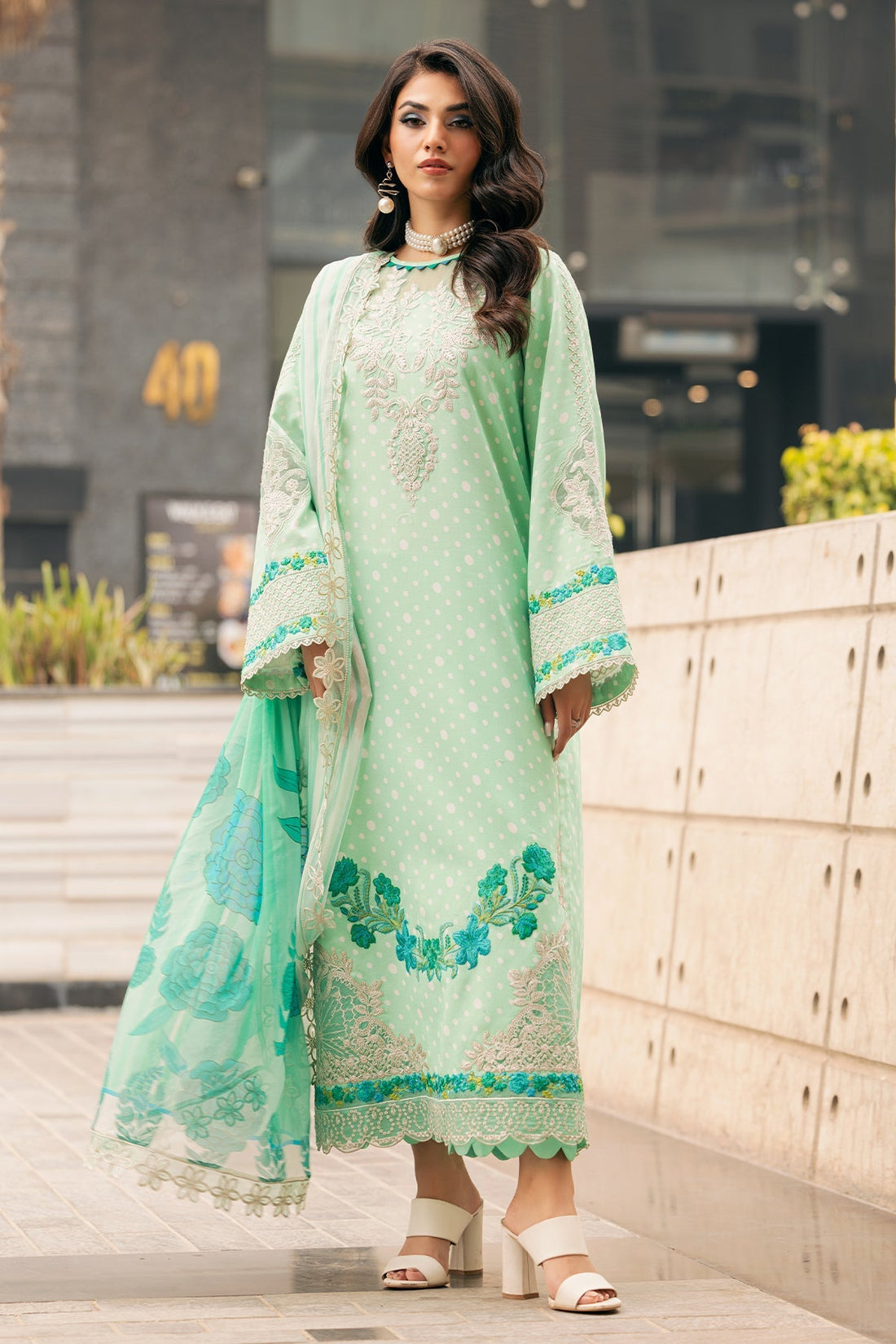 Charizma | Swiss Miss Voil Collection |  CSM5-02 - Ladies Clothes -  Libasekhas