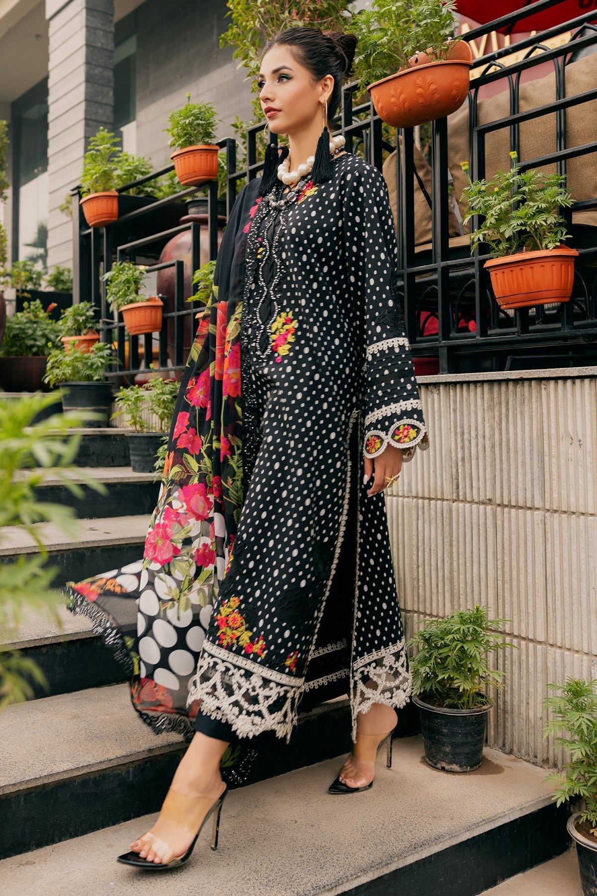 Charizma | Swiss Miss Voil Collection | CSM5-01 - Ladies Clothes -  Libasekhas