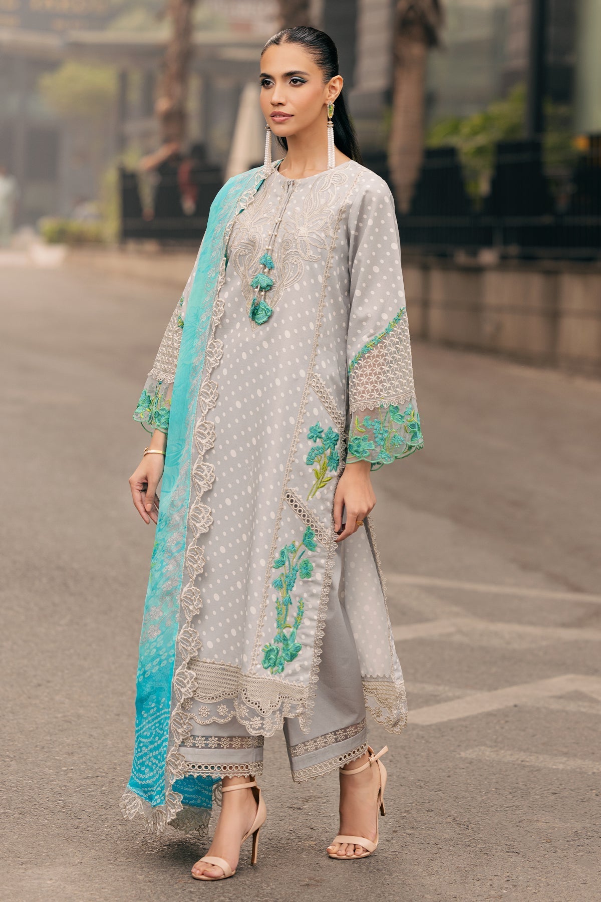 Charizma | Swiss Miss Voil Collection | CSM5-06 - by - Libasekhas UK - Registered Vendor of : Charizma - 100% Original Designer Dresss
