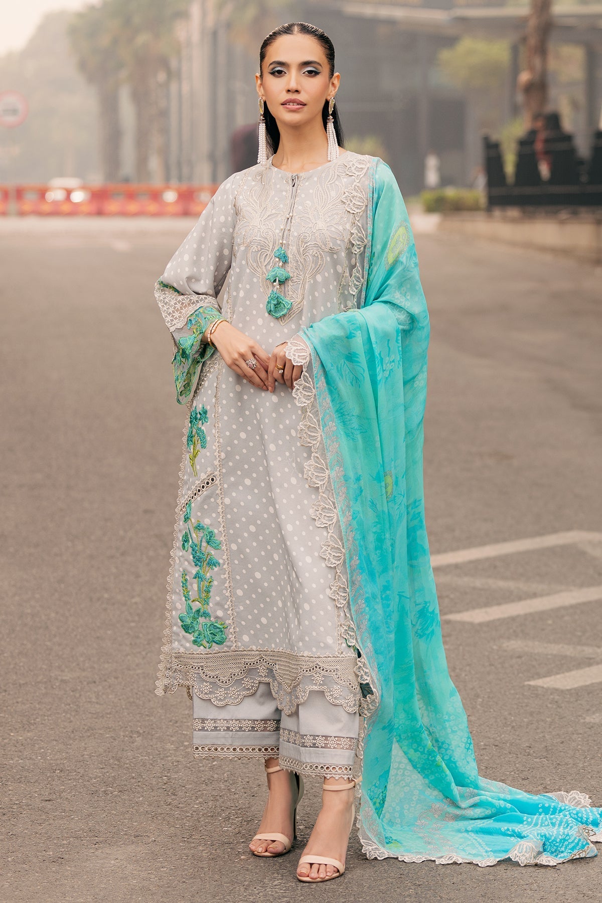 Charizma | Swiss Miss Voil Collection | CSM5-06 - by - Libasekhas UK - Registered Vendor of : Charizma - 100% Original Designer Dresss